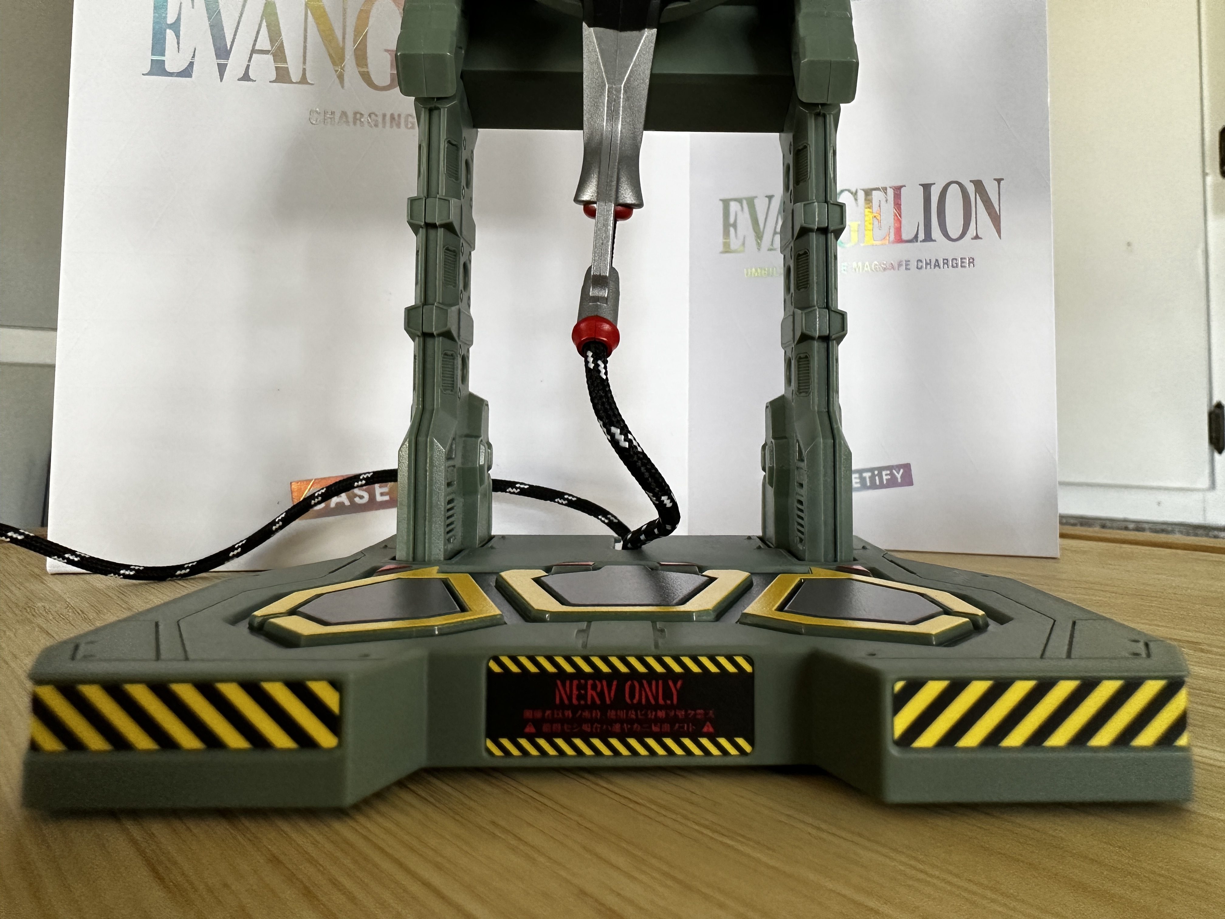 CASETiFY Evangelion Charging Dock base view.