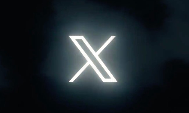 A white X on a black background, which could be Twitter's new logo.