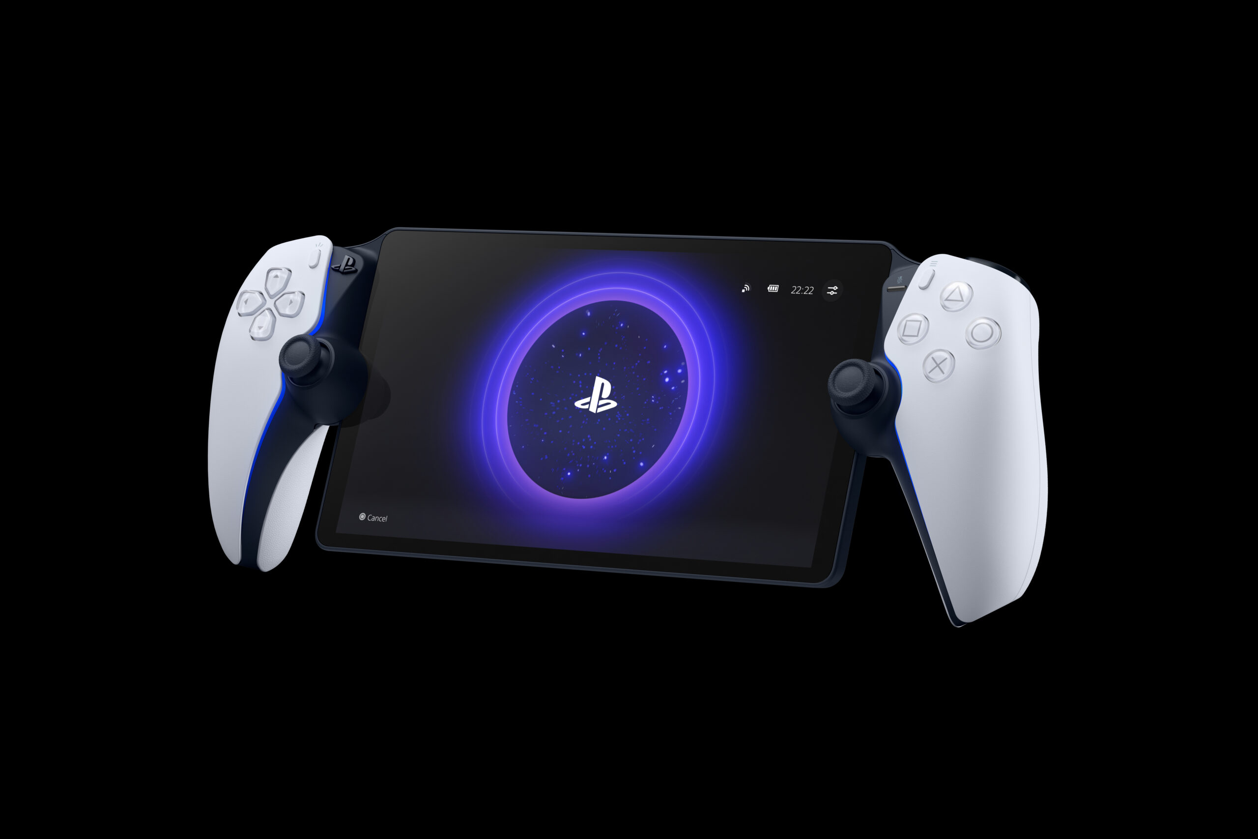 A PlayStation Portal boots up.