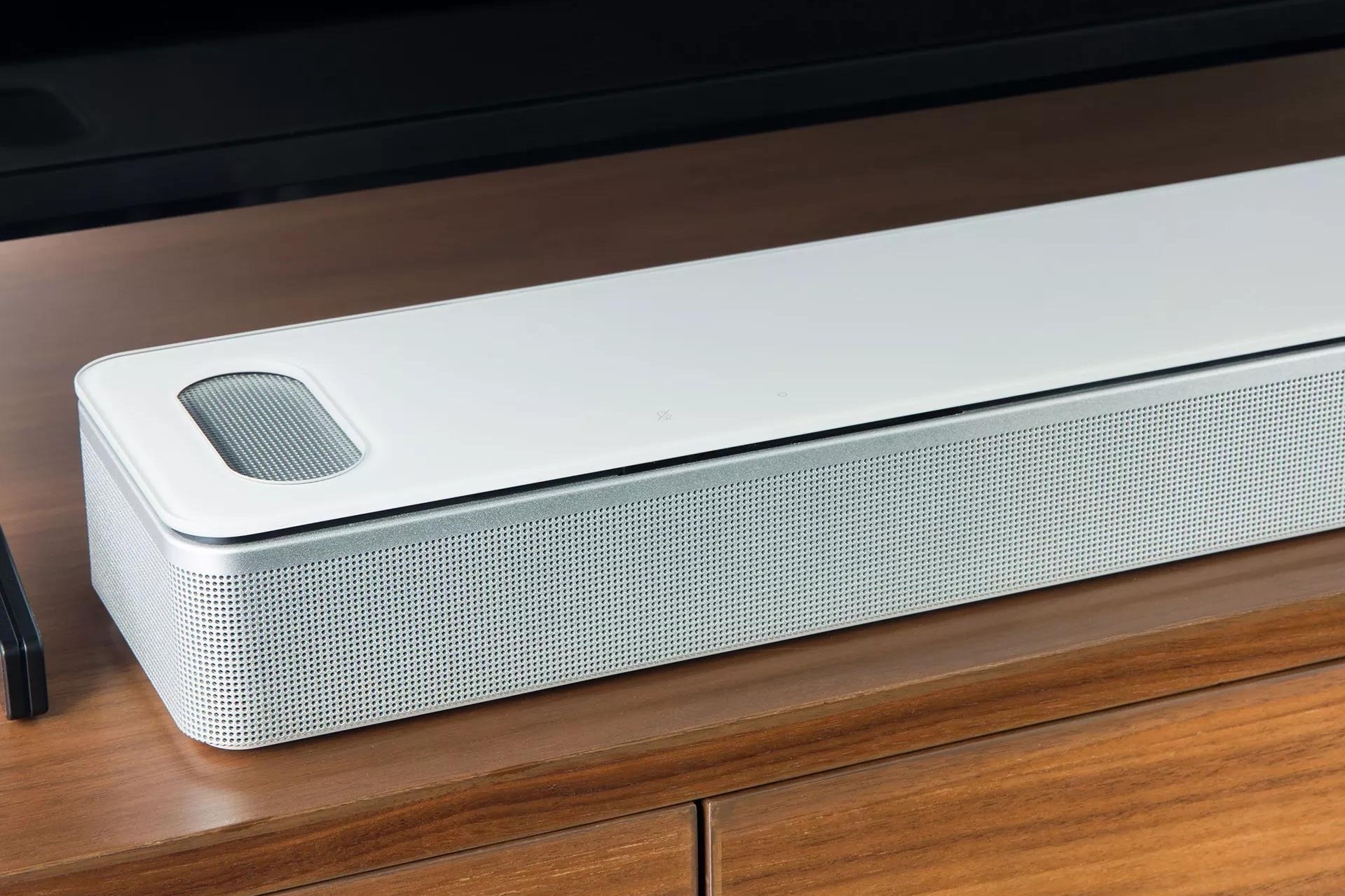 Bose Smart Ultra Soundbar in white.