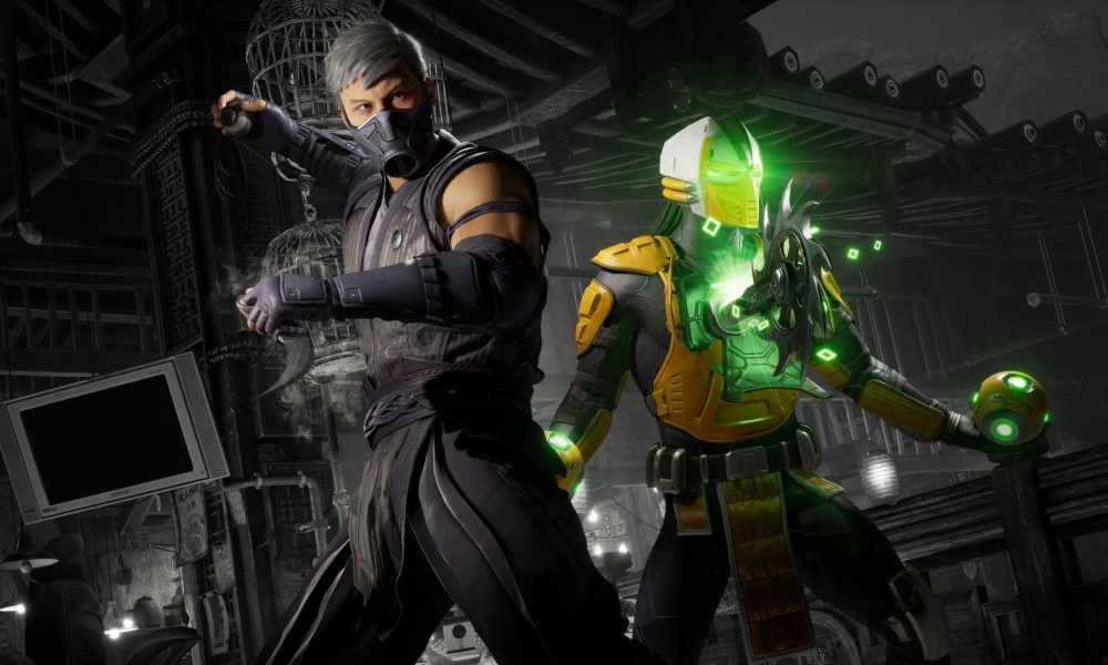 Smoke and Cyrax standing side by side in Mortal Kombat 1