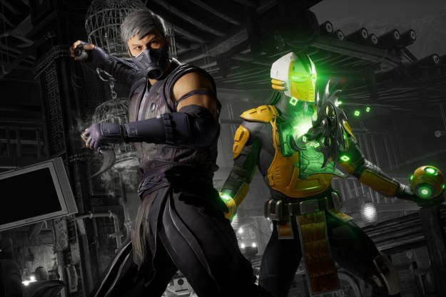 Smoke and Cyrax standing side by side in Mortal Kombat 1