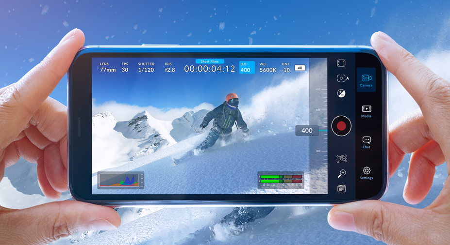 Blackmagic Design's new Camera app.