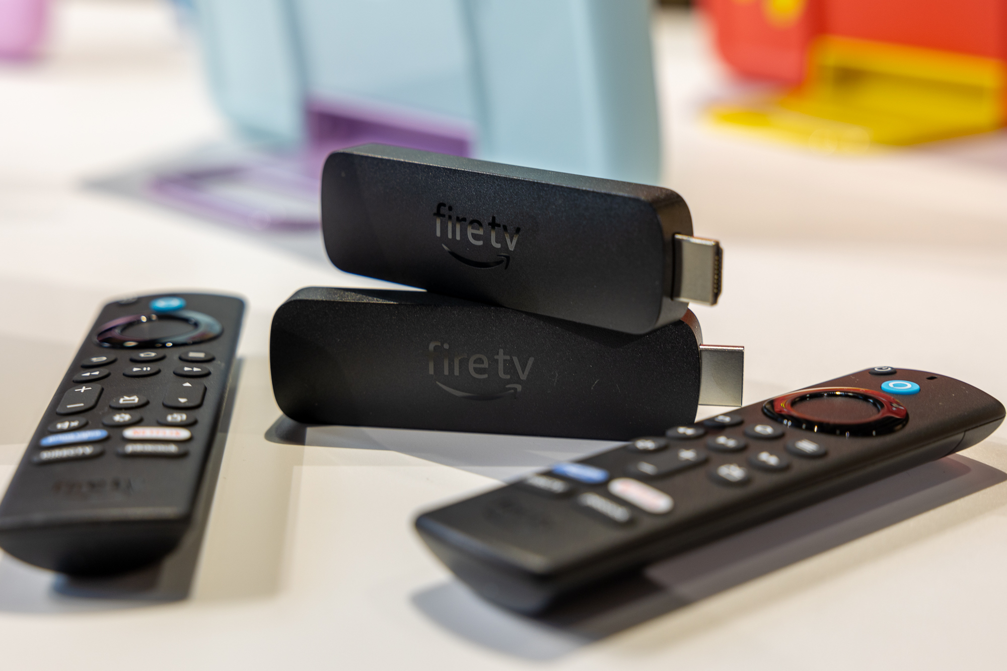 Amazon Fire TV Stick 4K (2023) and Fire TV Stick 4K Max (2023).