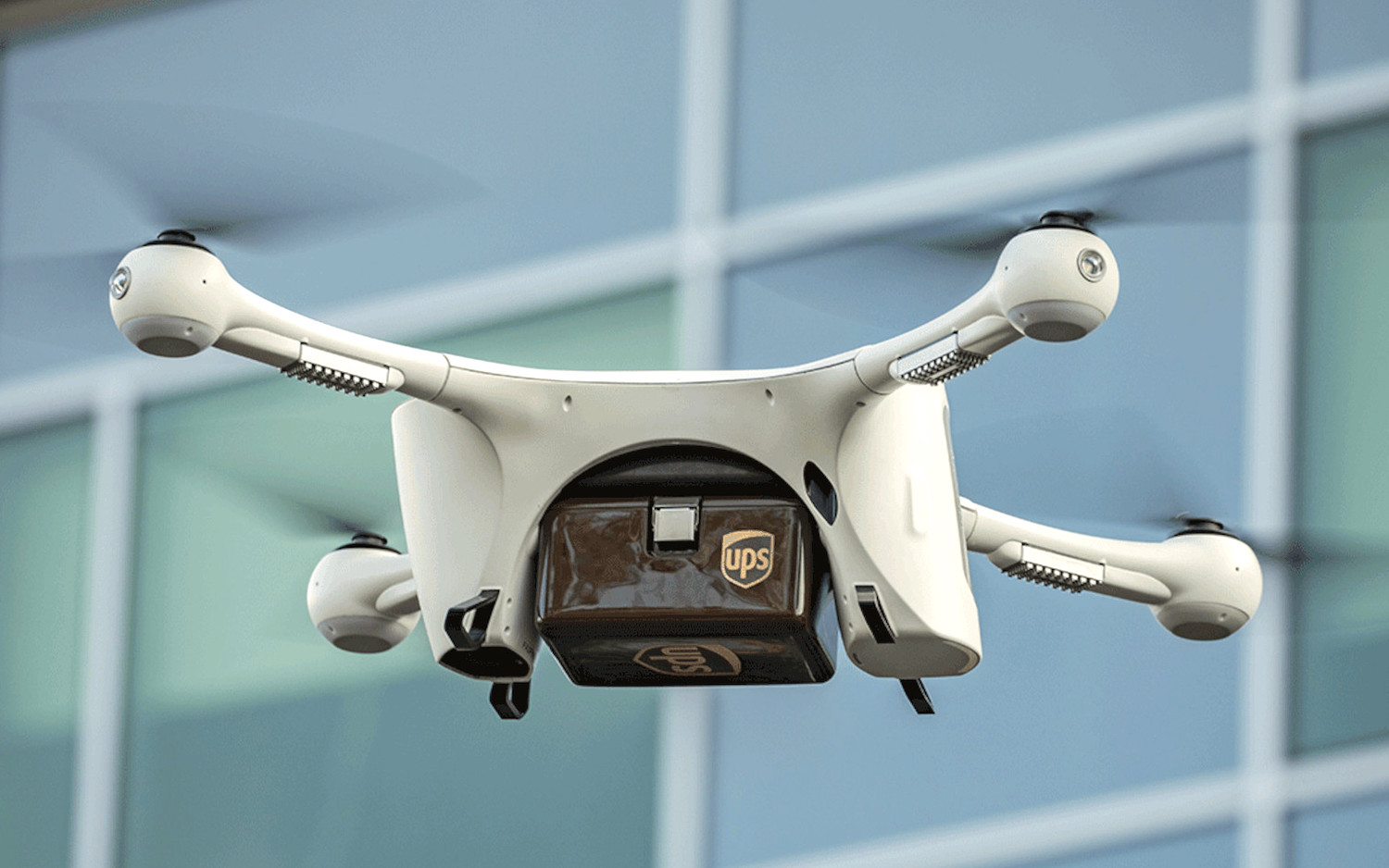 A UPS delivery drone built by Matternet.