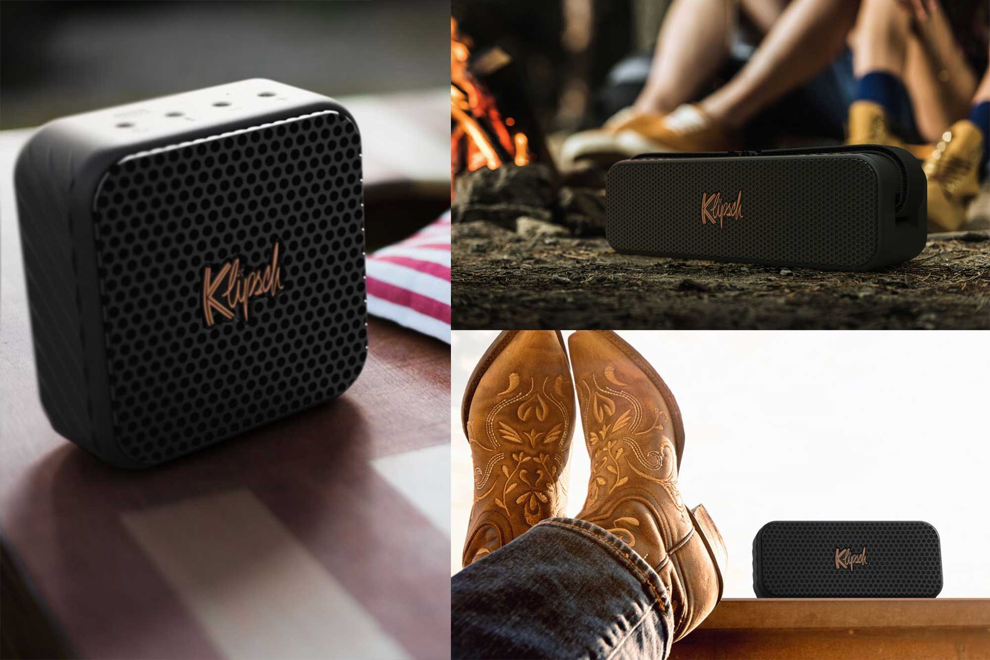 Klipsch City Series Bluetooth Speakers.