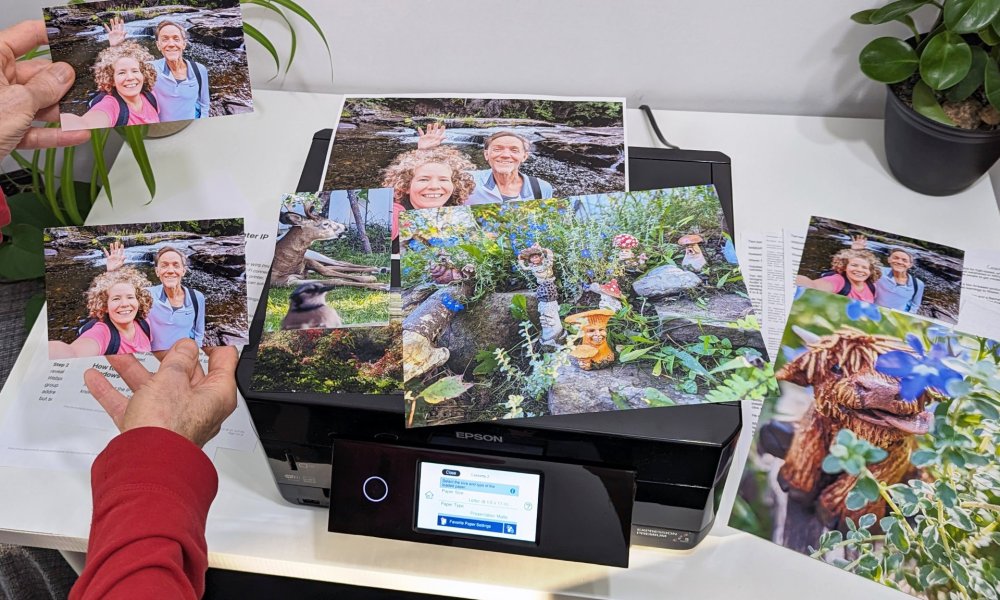 The Expression Premium XP-7100 prints in excellent photo quality on any media.