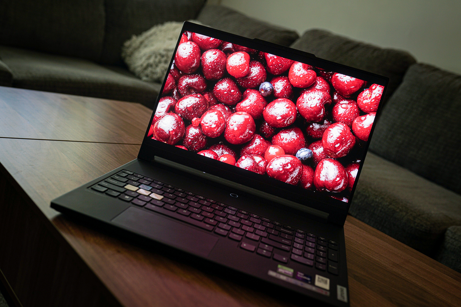 An HDR demo running on the Lenovo Legion 9i.