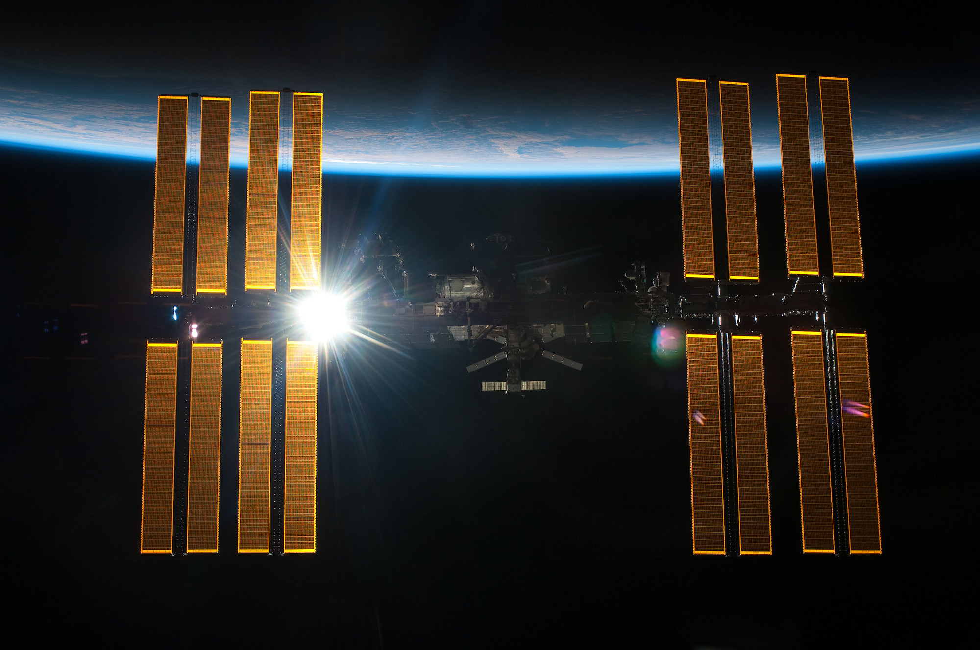 The International Space Station.