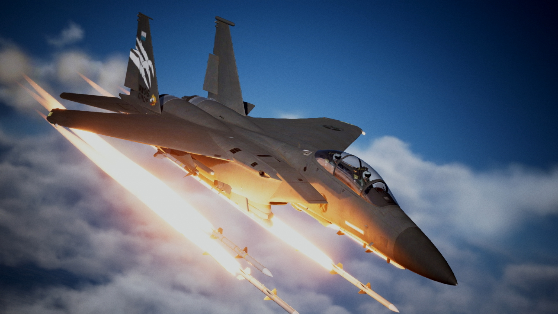 Ace Combat 7: Skies Unknown Deluxe Edition running on Nintendo Switch.