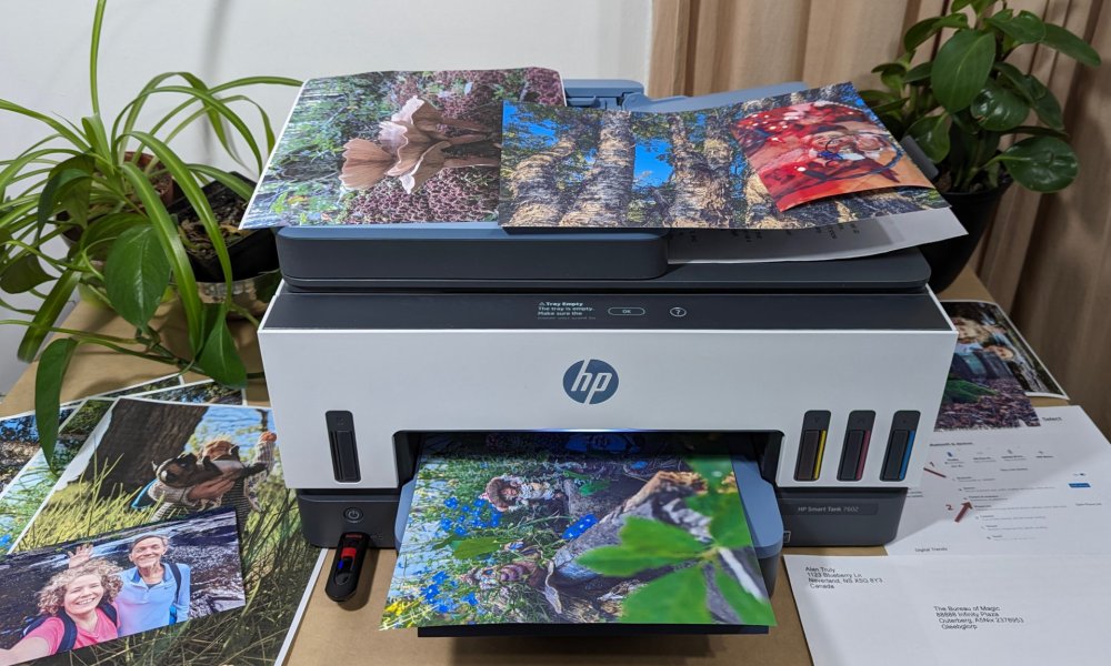 Printing is fast and economical with the HP Smart Tank 7602.