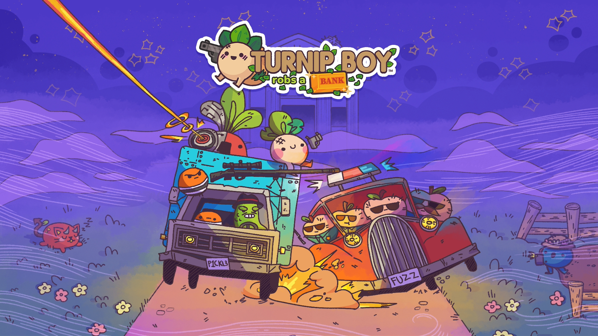 Key art for Turnip Boy Robs 