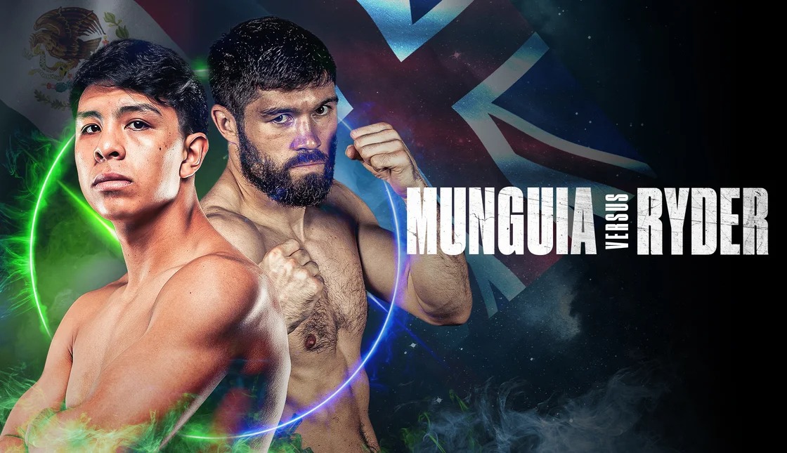 Jaime Munguia and John Ryder on a promotional poster.