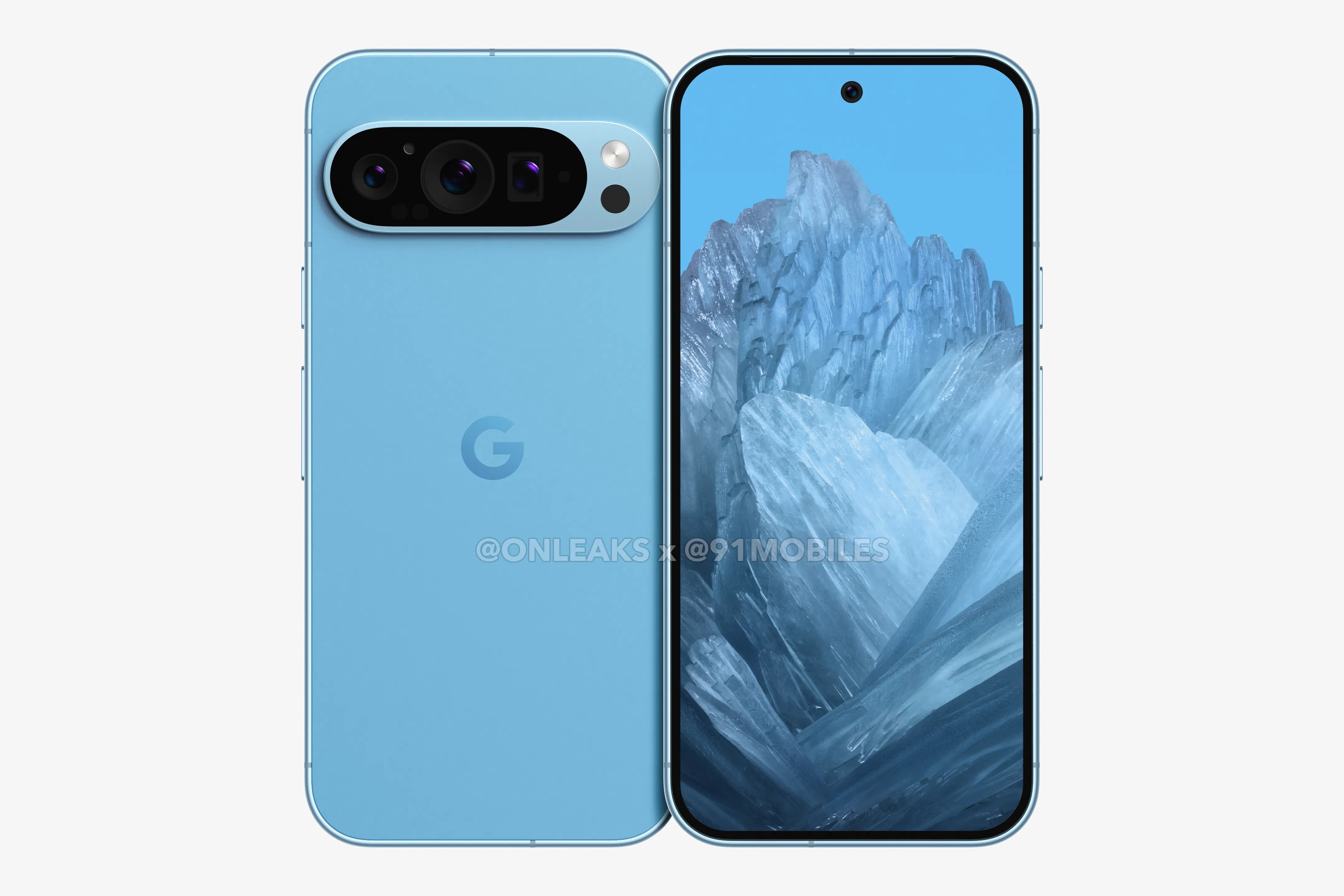 Leaked Google Pixel 9 render.