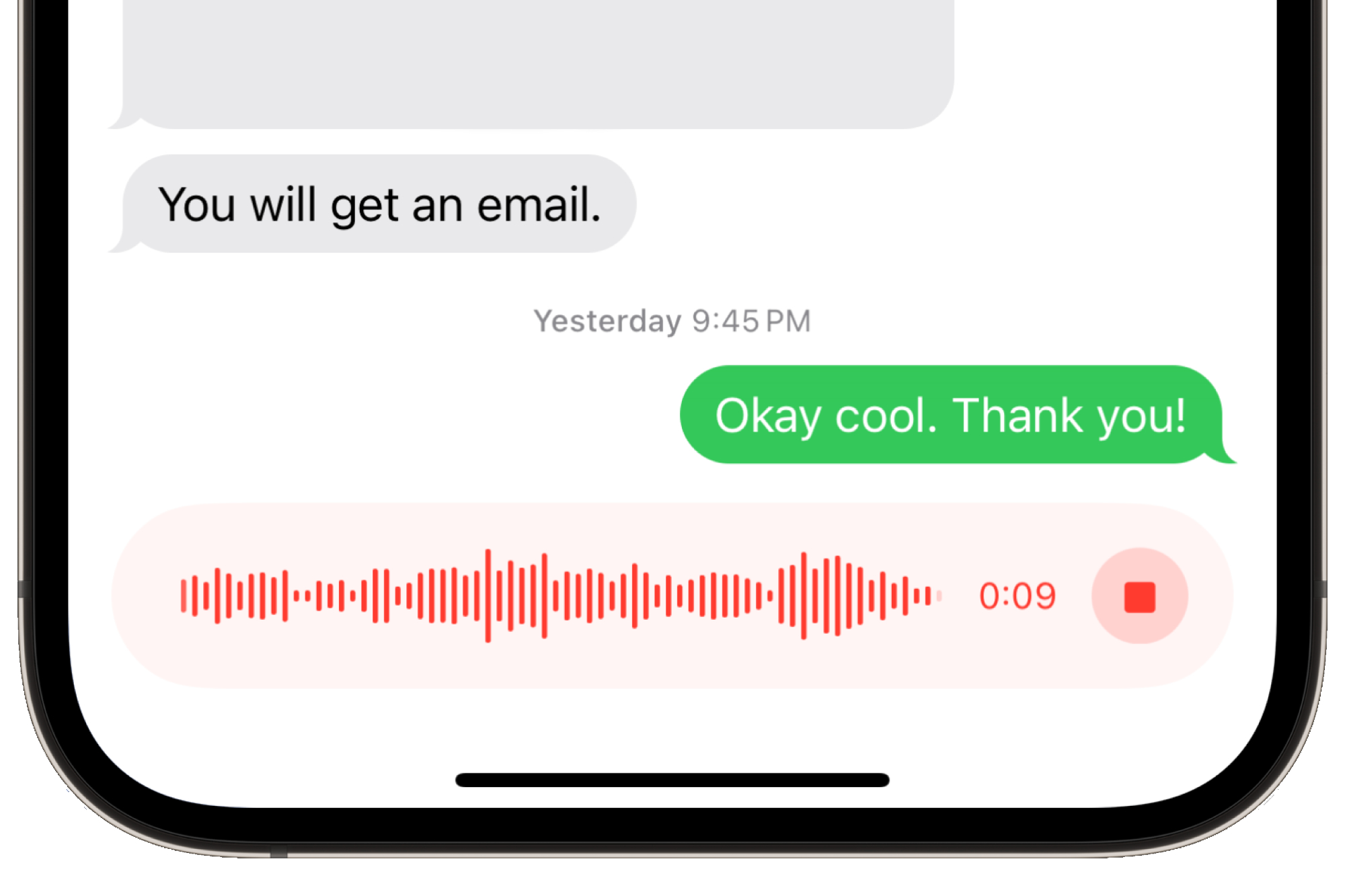 how to send a voice message on your iphone screenshot hero