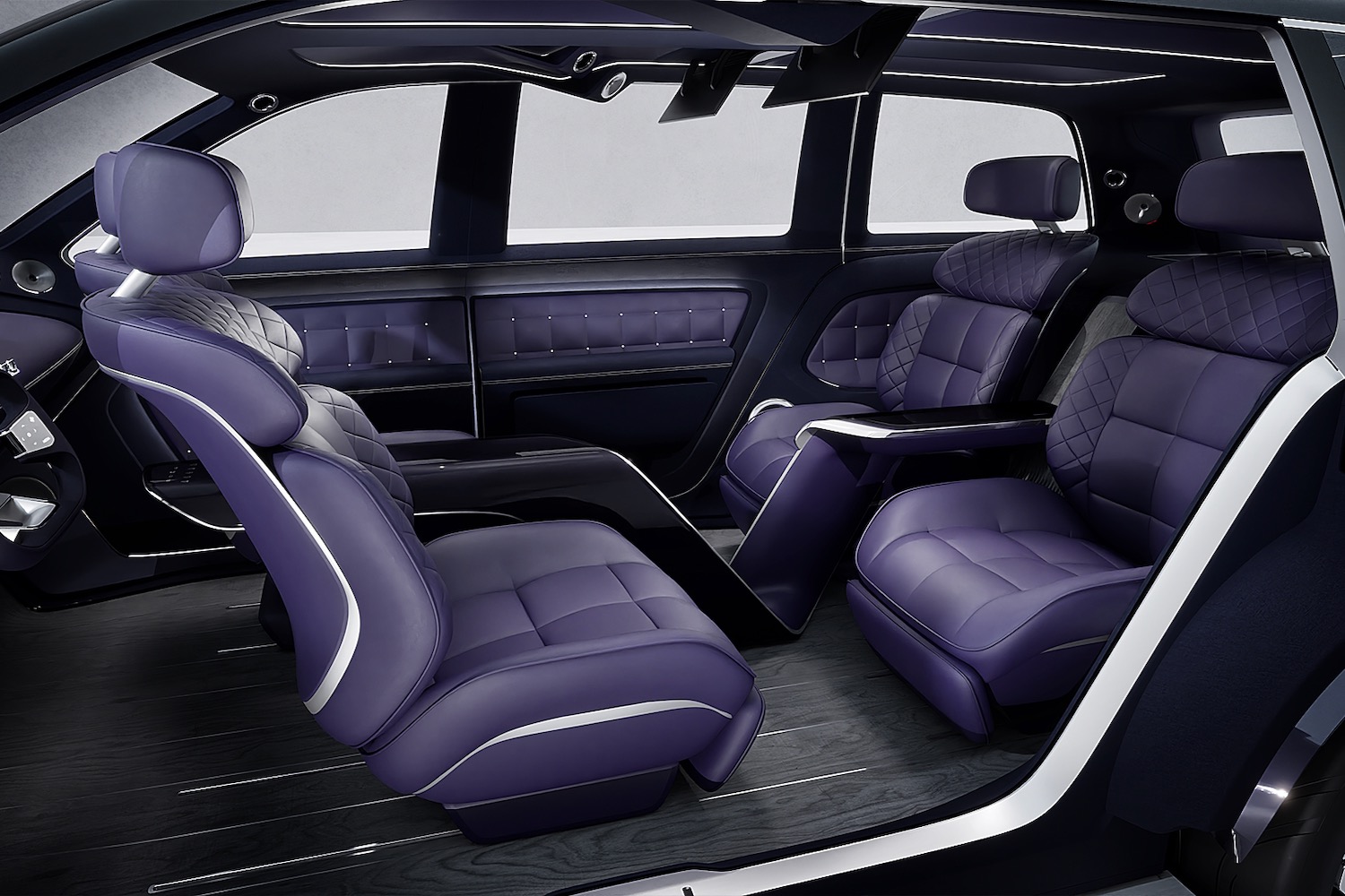 Interior of the Genesis Neolun concept.