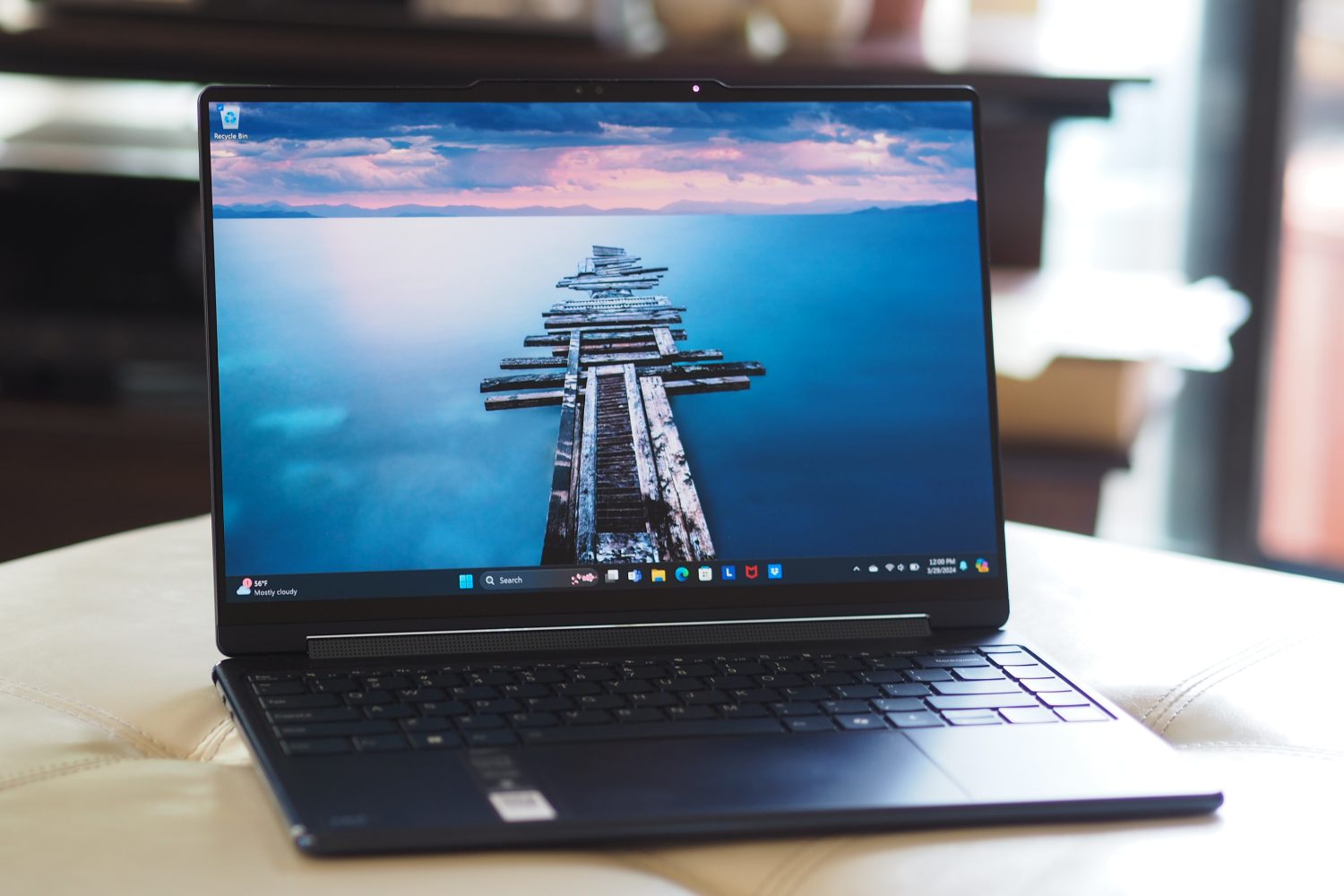 Lenovo Yoga 9i Gen 9 front angled view showing display and keyboard.