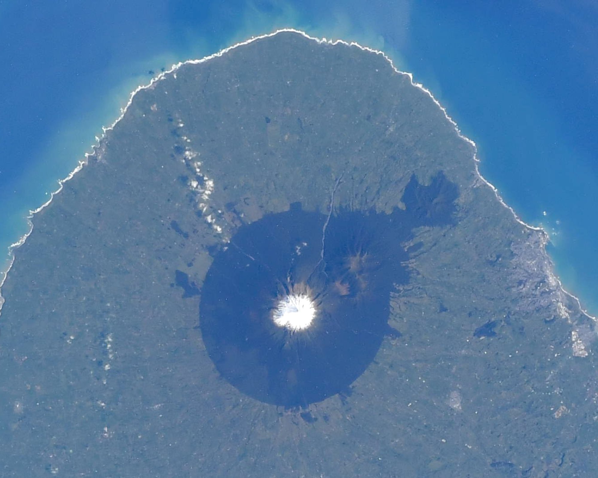 Earth as seen from the International Space Station.