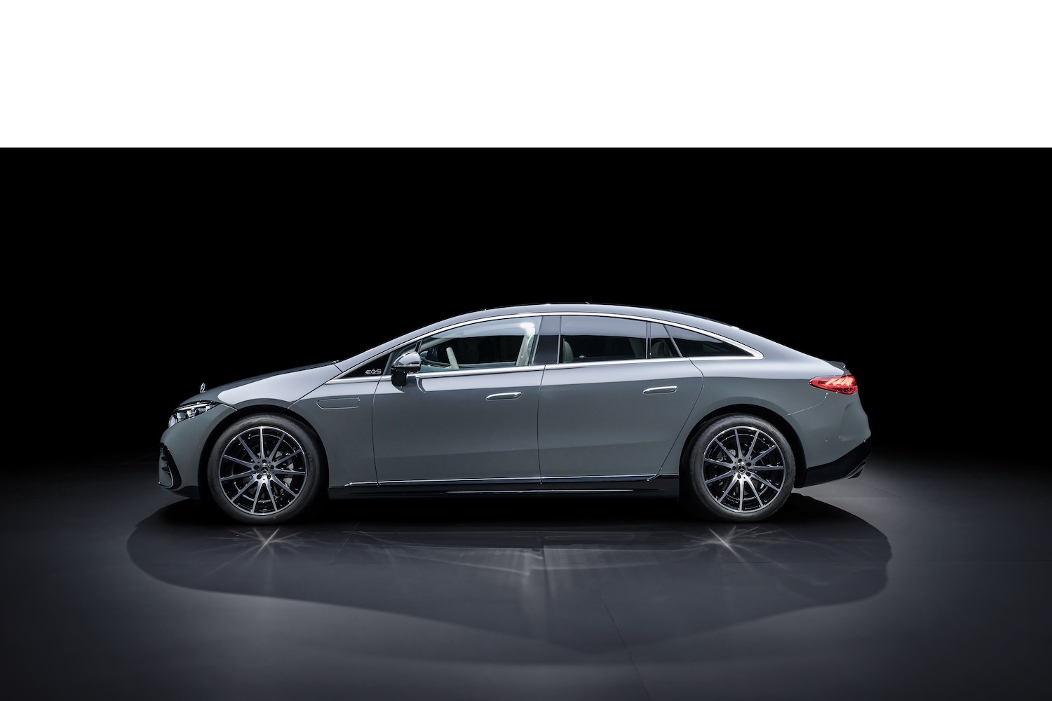 2025 Mercedes-Benz EQS sedan profile view.