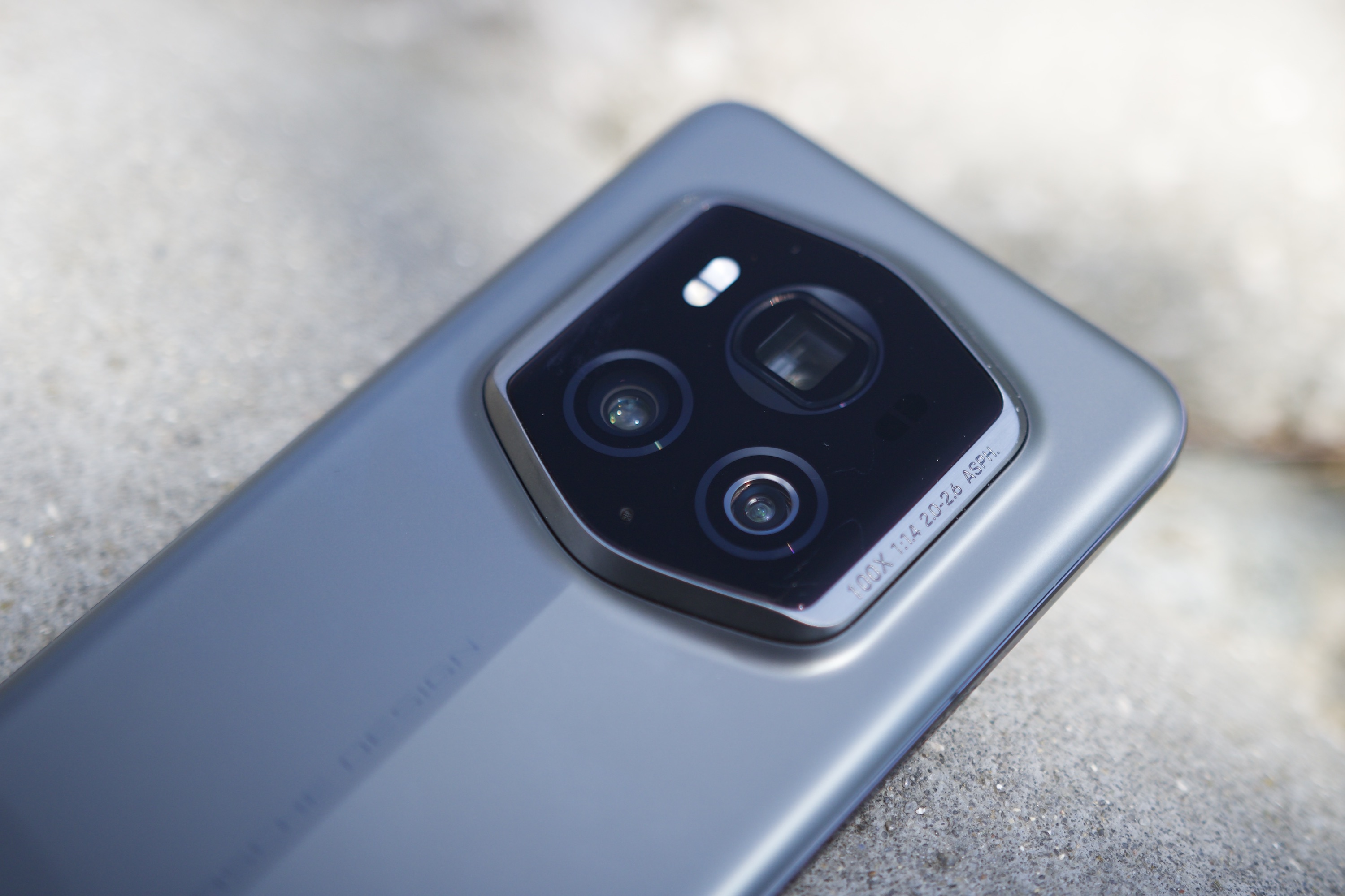 The rear camera module on the Honor Magic 6 RSR.