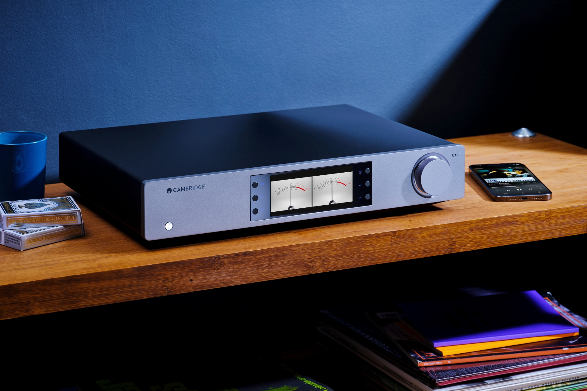 The Cambridge Audio CXN100 with the VU meter update.