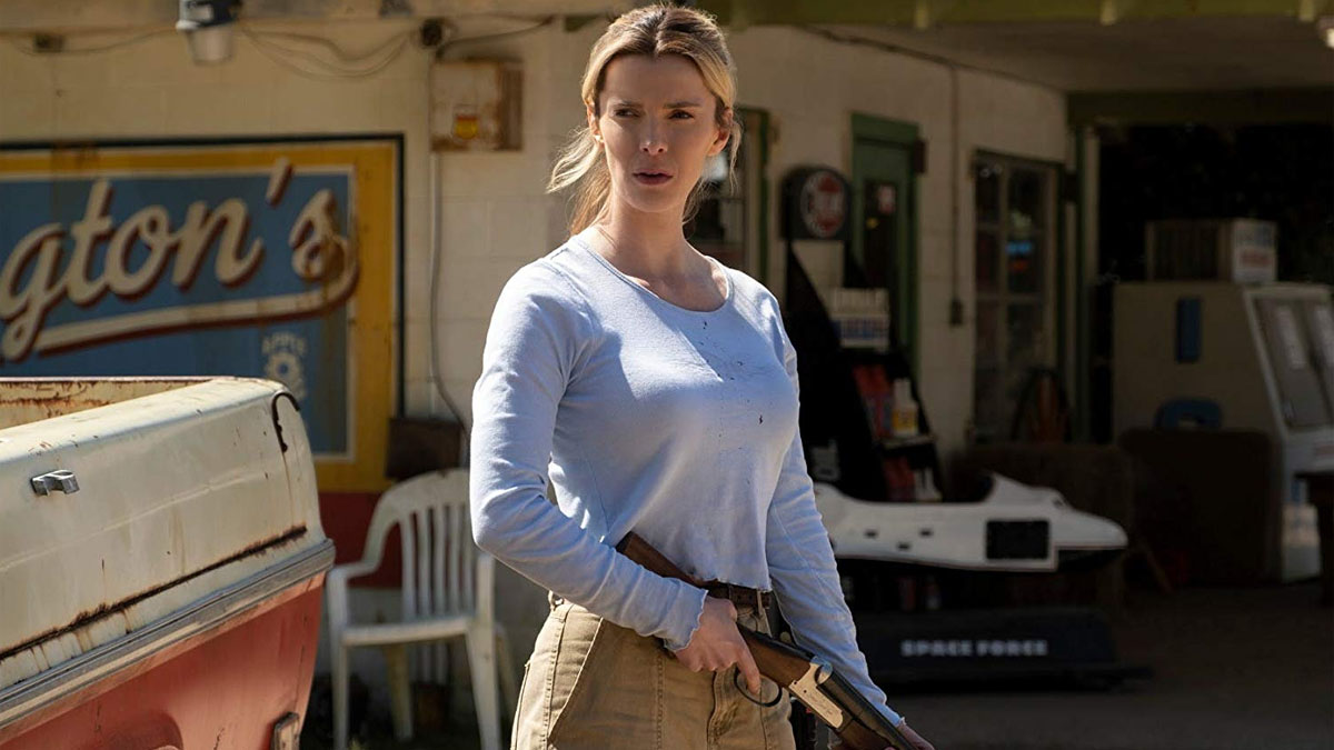 Betty Gilpin in The Hunt.