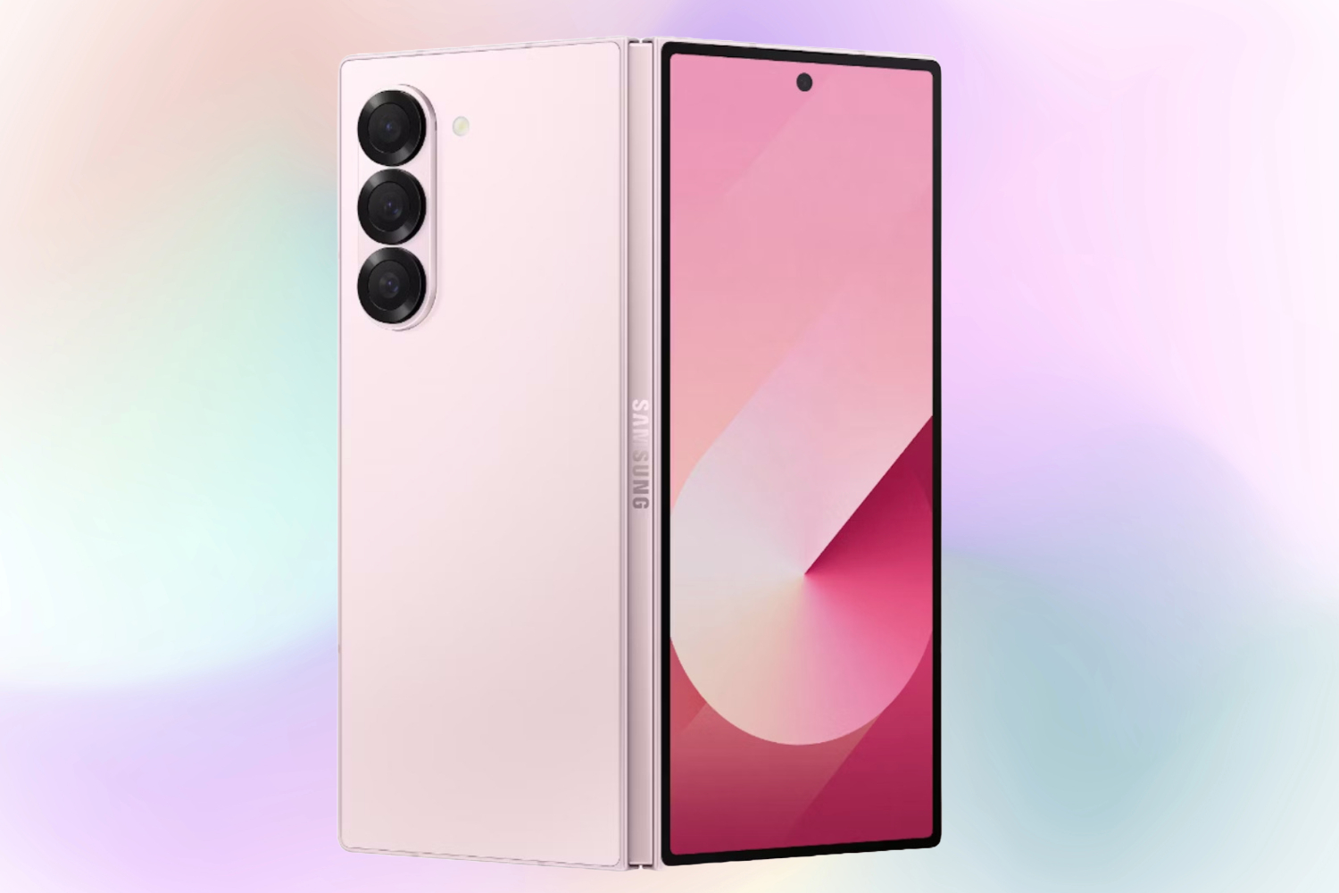 Leaked render of Samsung Galaxy Z Fold 6.