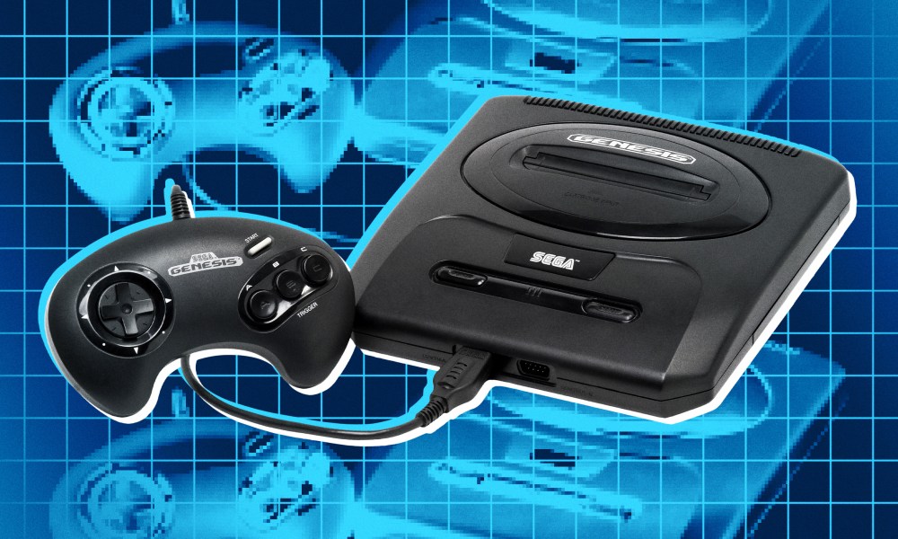 Photo of a Sega Genesis console.