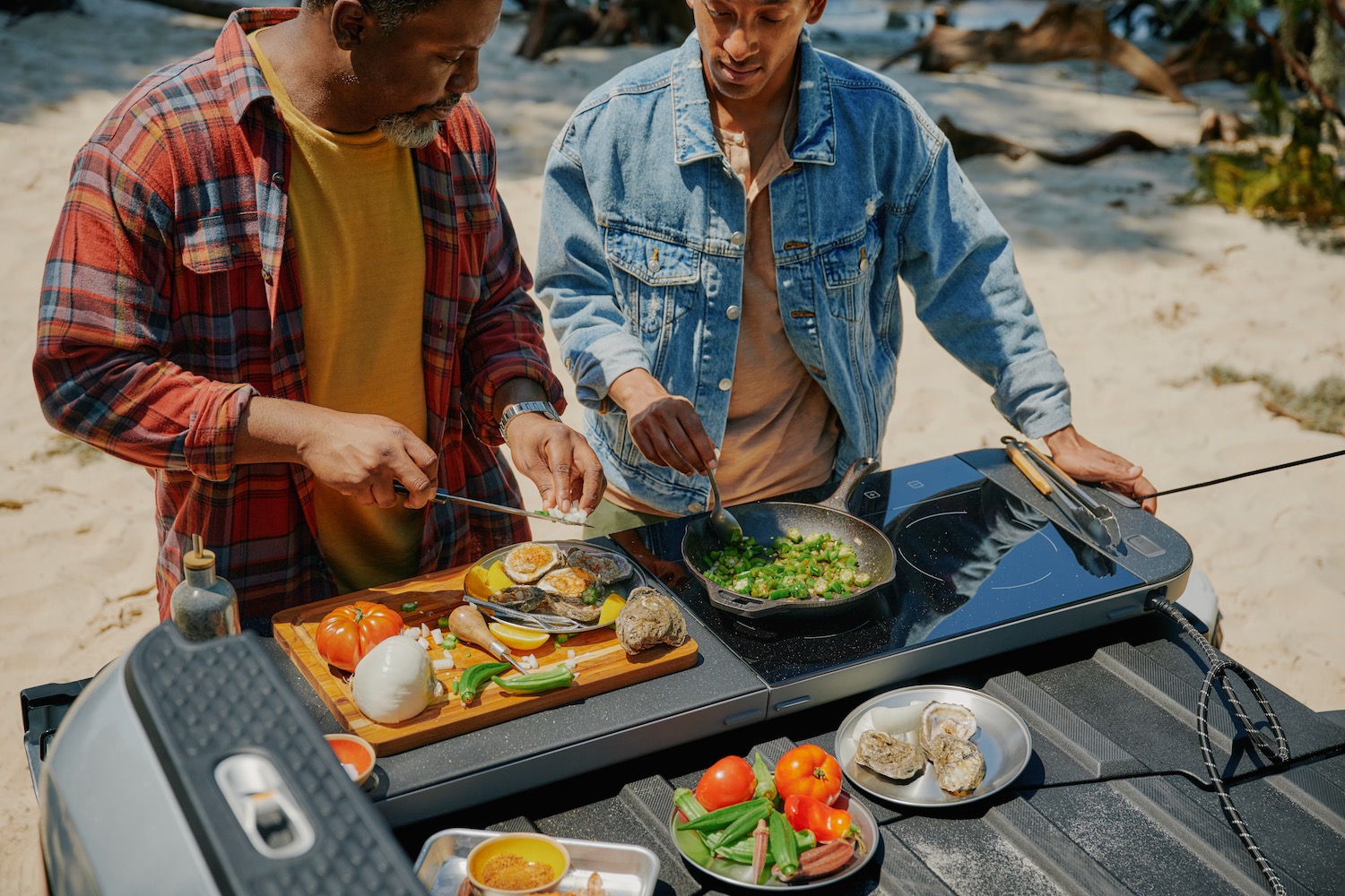 Rivian Travel Kitchen.