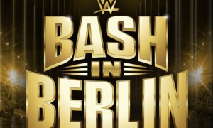 Logo of the WWE Bash in Berlin poster.