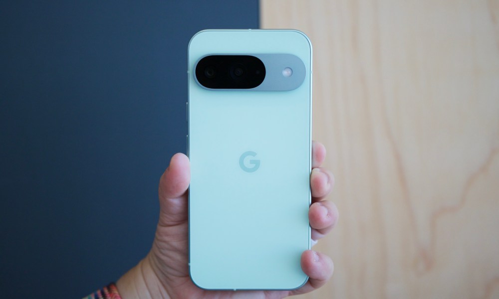 A person holding the Google Pixel 9.