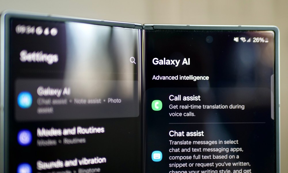 Samsung Galaxy AI on the Galaxy Z Fold 6.