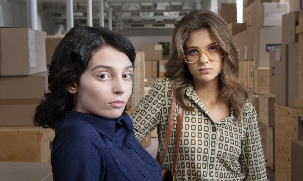 Gaia Girace and Margherita Mazzucco in My Brilliant Friend.