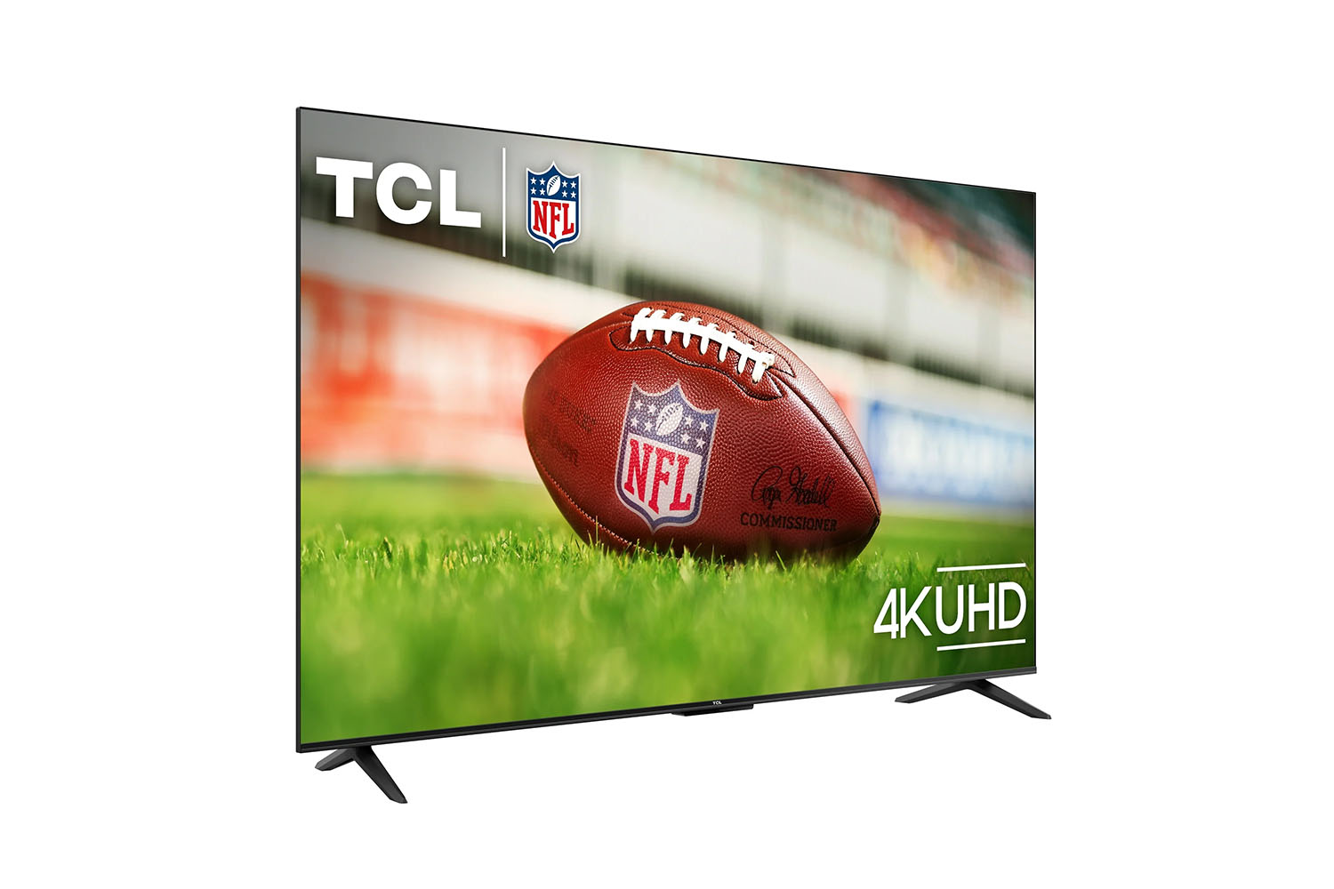 The TCL 50-inch 4K TV on a white background.