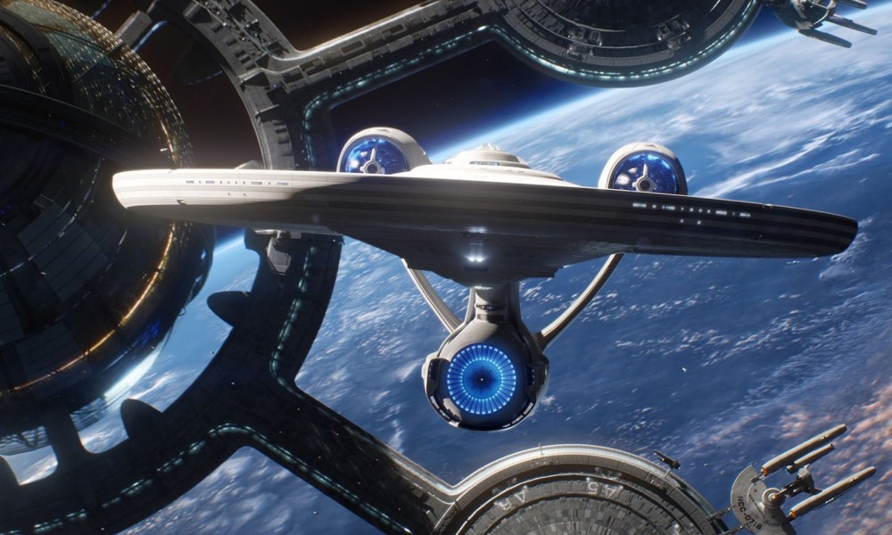 The Starship Enterprise in 2009 Star Trek