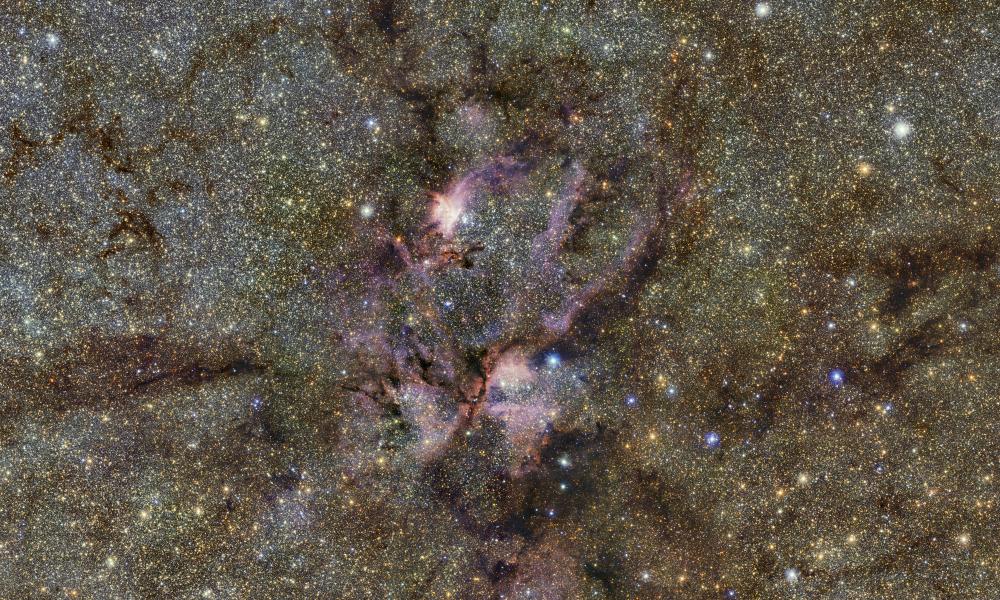 The Lobster Nebula seen with ESO’s VISTA telescope.