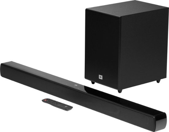 The JBL Cinema SB170 2.1 Channel Soundbar.