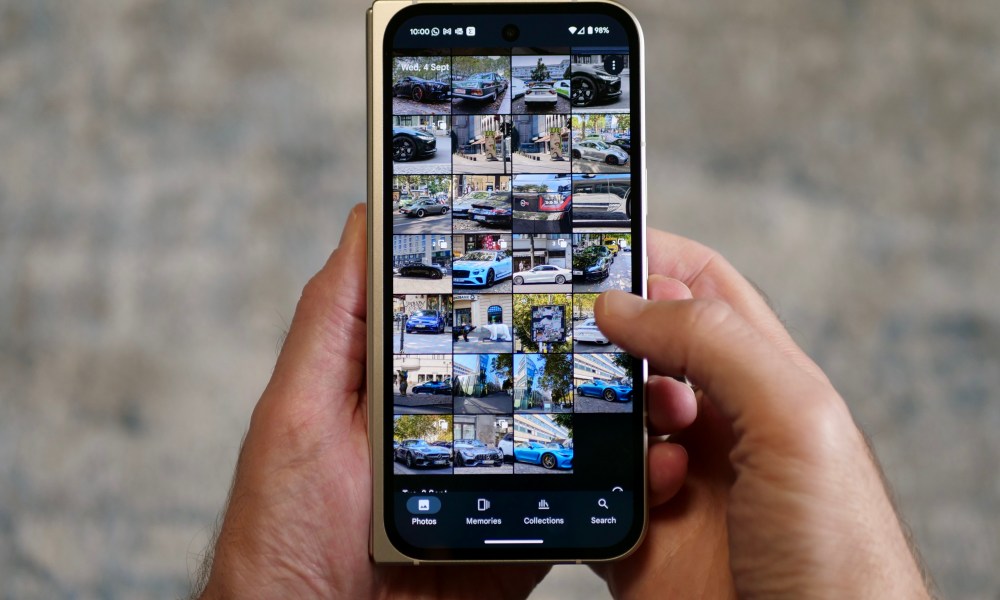 The Google Photos app on the Google Pixel 9 Pro Fold.