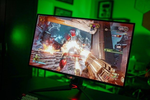 Doom Eternal running on the ROG Swift PG27AQDP.