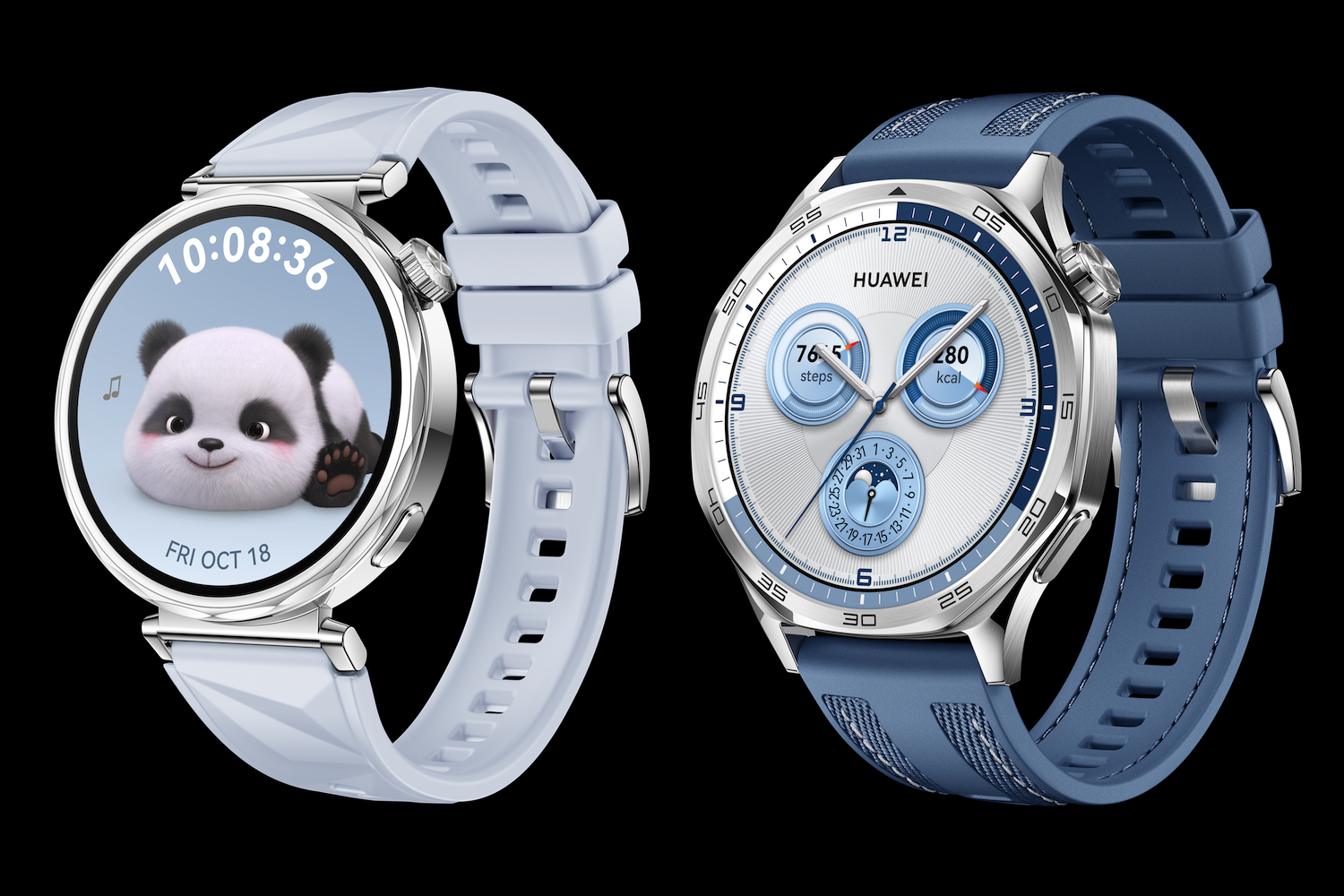 Promotional images of the Huawei Watch GT 5.