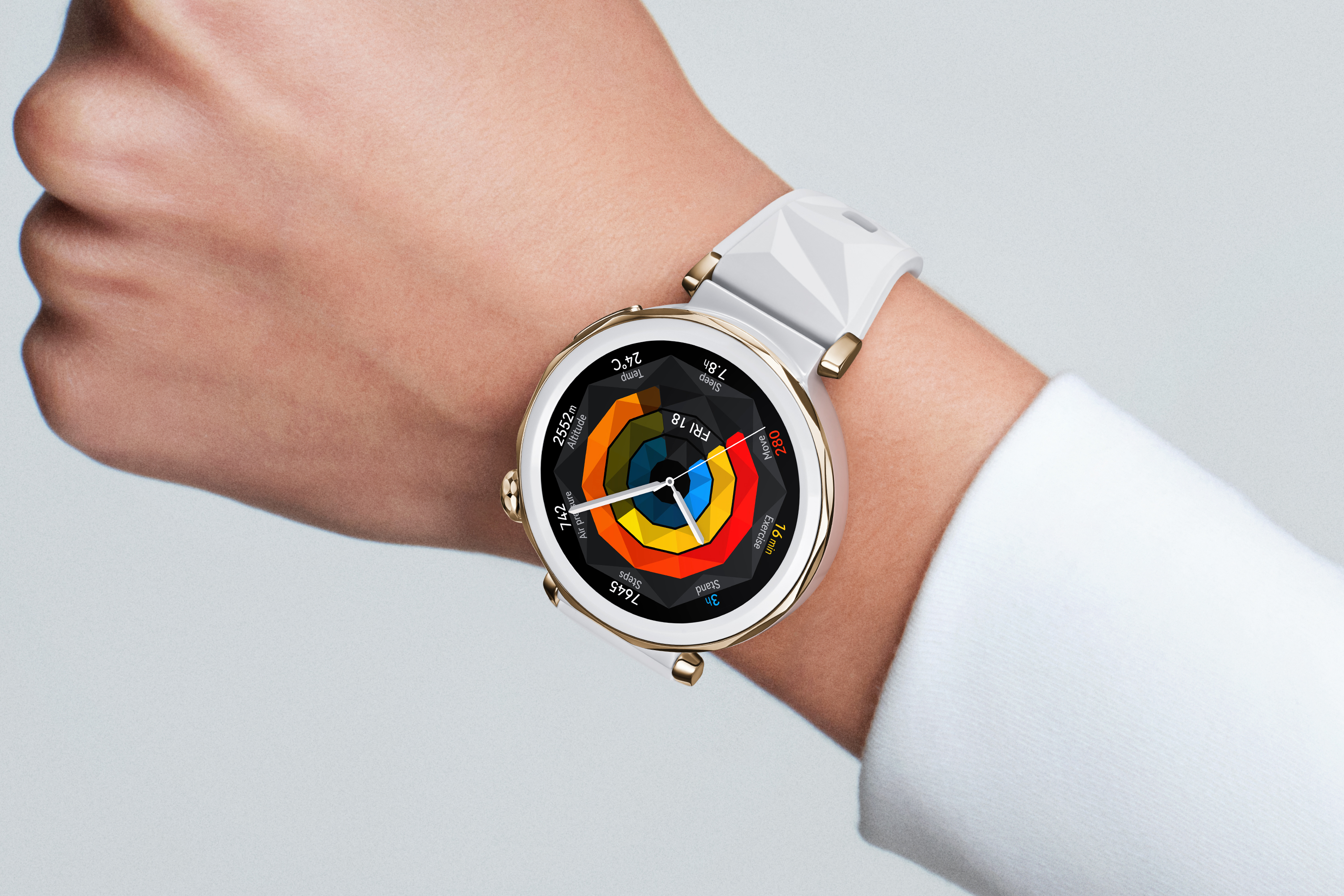 A promotional image of the Huawei Watch GT 5.