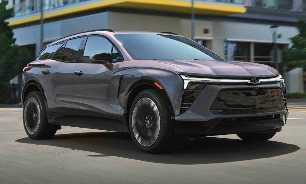 Chevy Blazer EV on a street