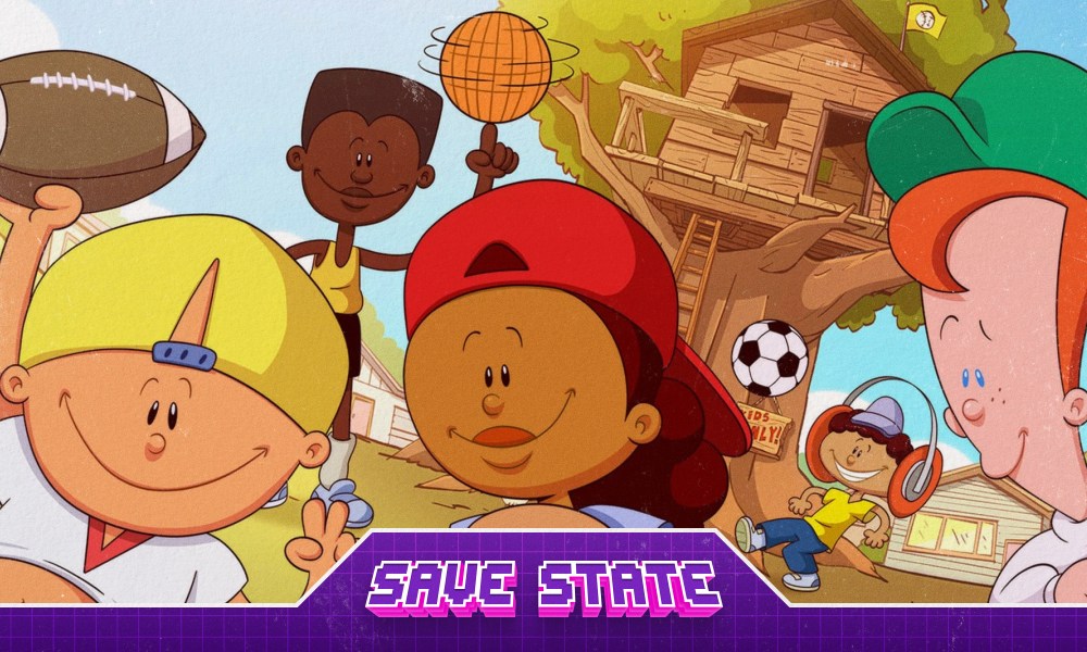 Save State promotional image with Backyard Sports key art.