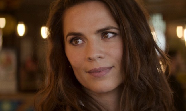 Hayley Atwell smirks in Mission: Impossible - Dead Reckoning.