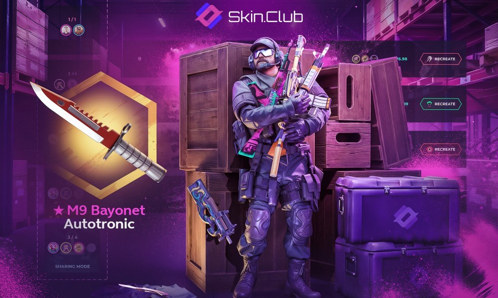 Skin_Club the best way to play and earn new CS skins