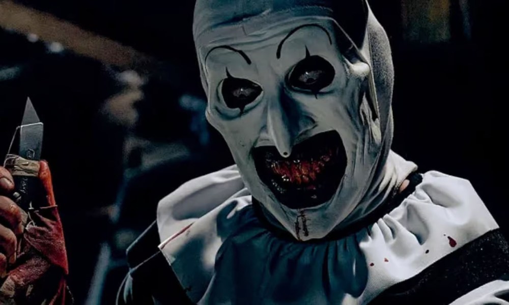 Art the Clown brings terror for the holidays in Terrifier 3.