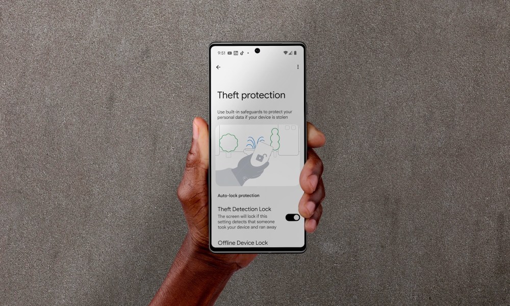 Android 15 theft protection.