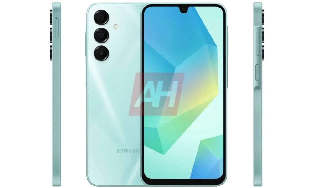 Galaxy A16 in light green.