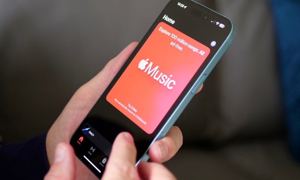 The Apple Music screen on the Apple iPhone 16 Plus.