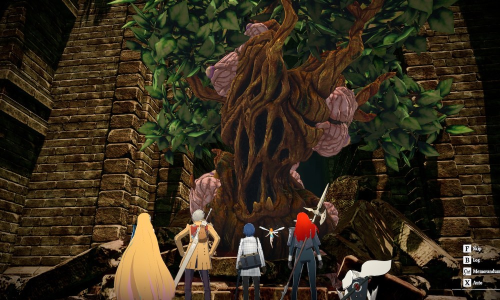 Treebeast Alento blocking the Dragon Temple in Metaphor: ReFantazio.